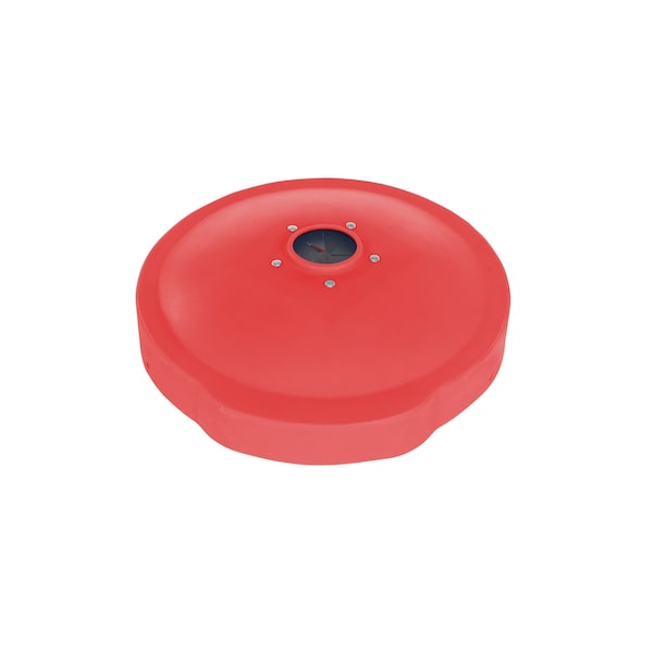 DRUM RECYC LID 55 GAL(CLOSED/OPEN) RED